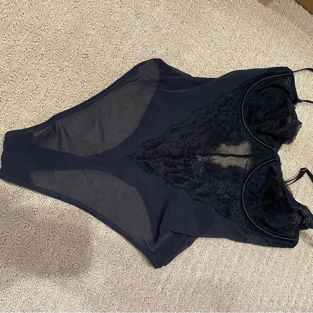 Abercrombie & Fitch Black Lace Bodysuit